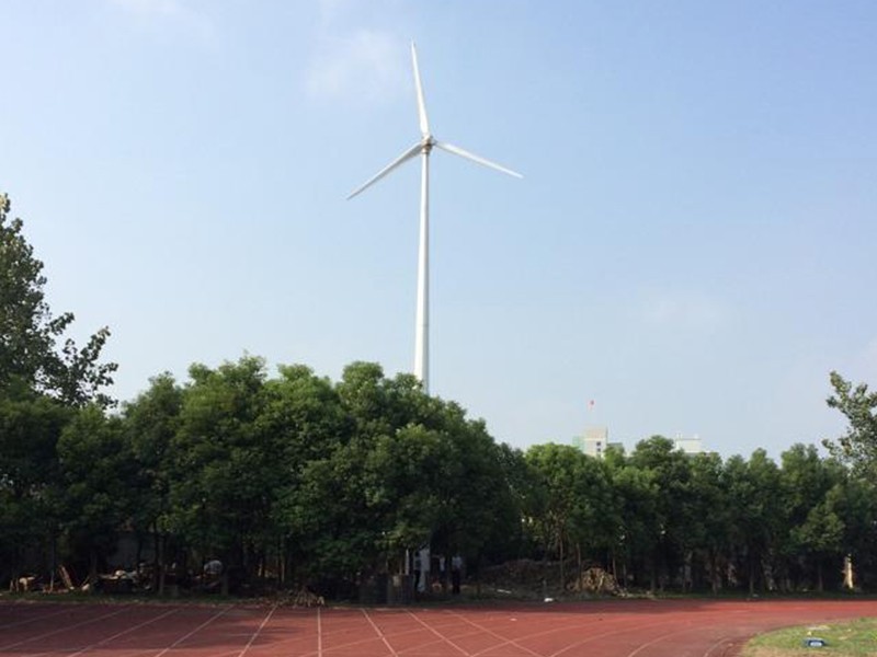 上海農林學院10kw風力發(fā)電機案例